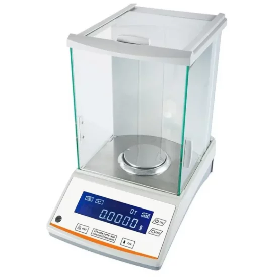 High precision electronic lab scale 0.0001g = 0.1mg  (with calibration weights)